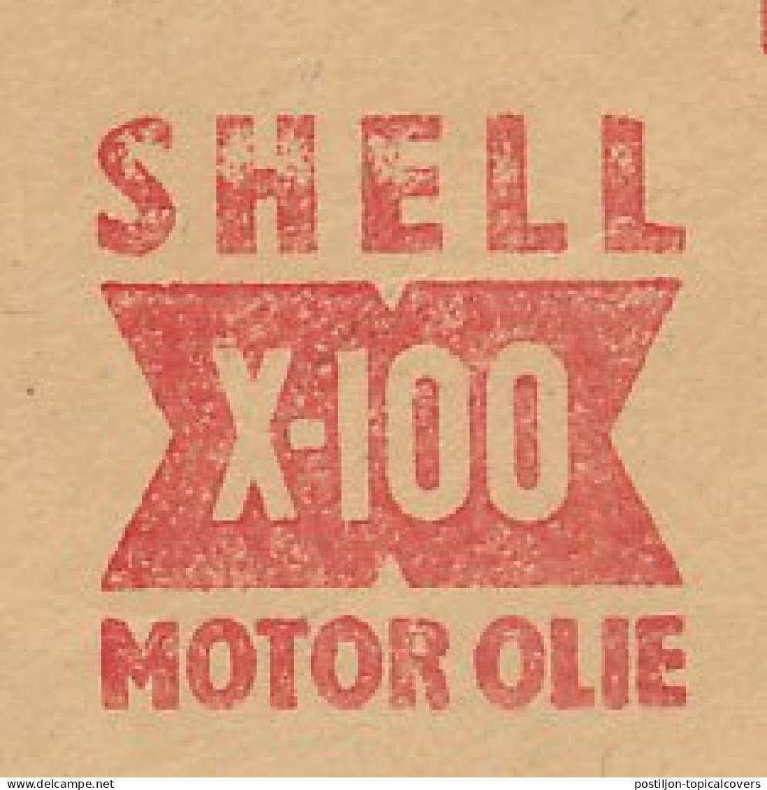 Meter Cover Netherlands 1949 Shell - Motor Oil - Otros & Sin Clasificación