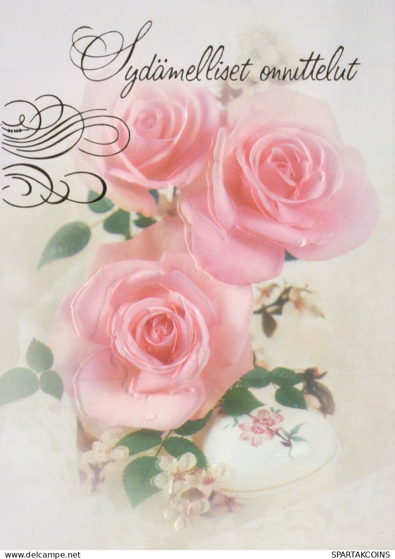 FLOWERS Vintage Ansichtskarte Postkarte CPSM #PAR923.DE - Blumen