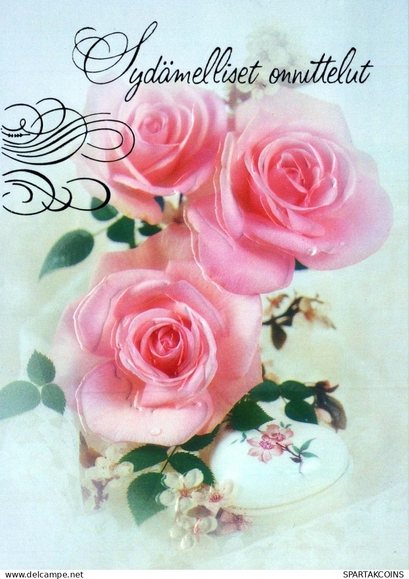 FLOWERS Vintage Ansichtskarte Postkarte CPSM #PAR923.DE - Blumen