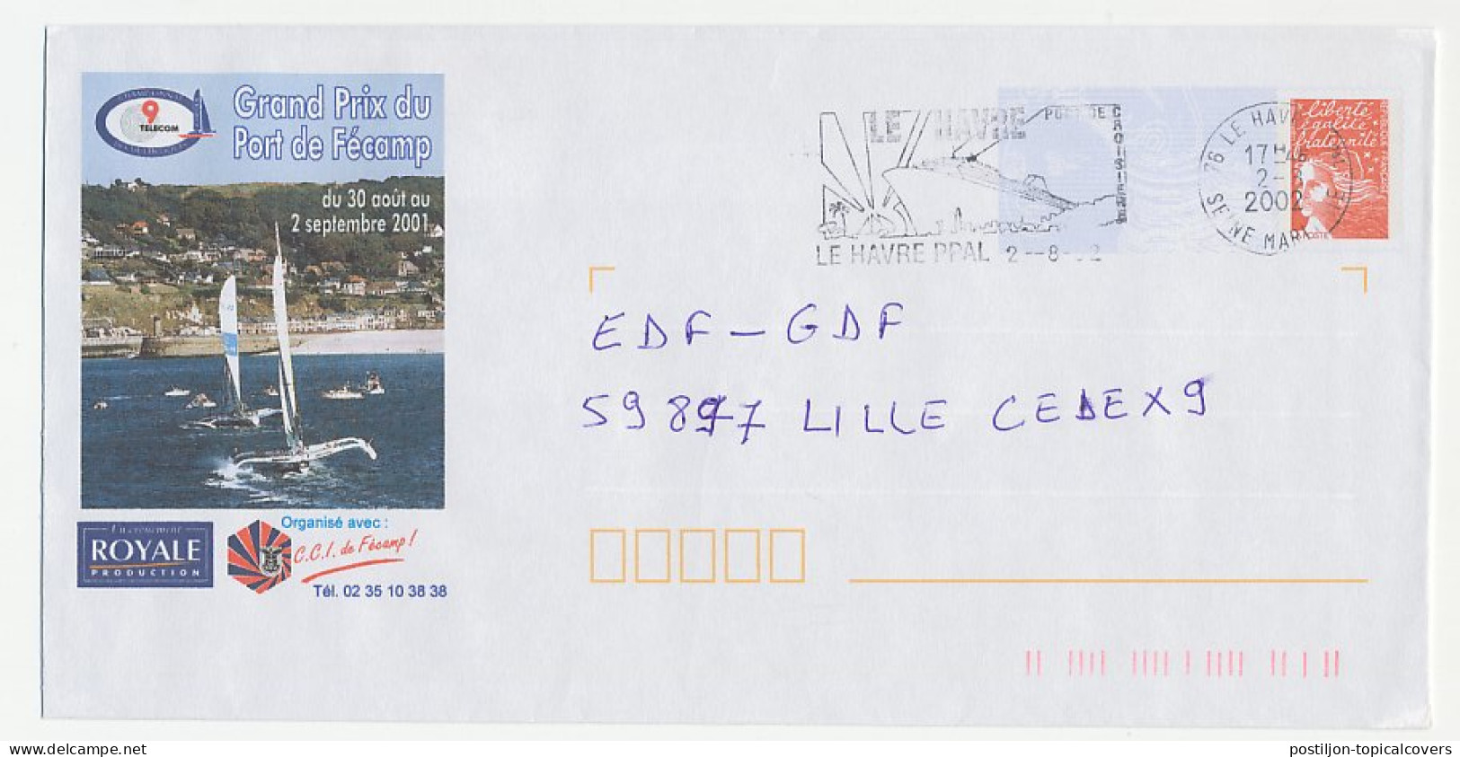 Postal Stationery / PAP France 2002 Catamaran Sailing Race - Sonstige & Ohne Zuordnung