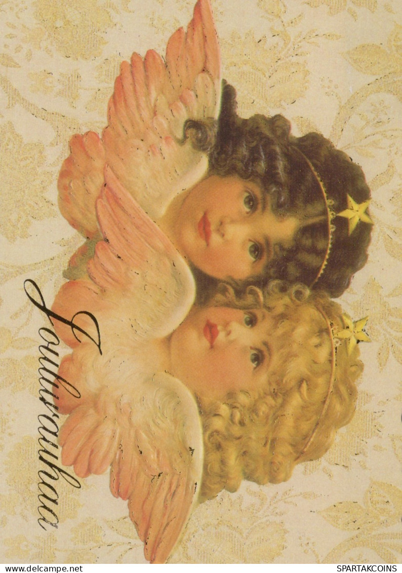 ENGEL WEIHNACHTSFERIEN Feiern & Feste Vintage Ansichtskarte Postkarte CPSM #PAH397.DE - Angeli
