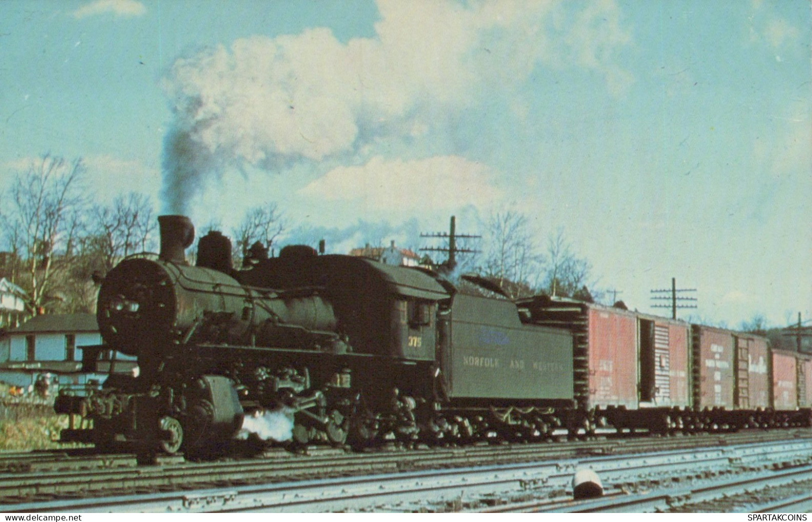 ZUG Schienenverkehr Eisenbahnen Vintage Ansichtskarte Postkarte CPSMF #PAA624.DE - Trains