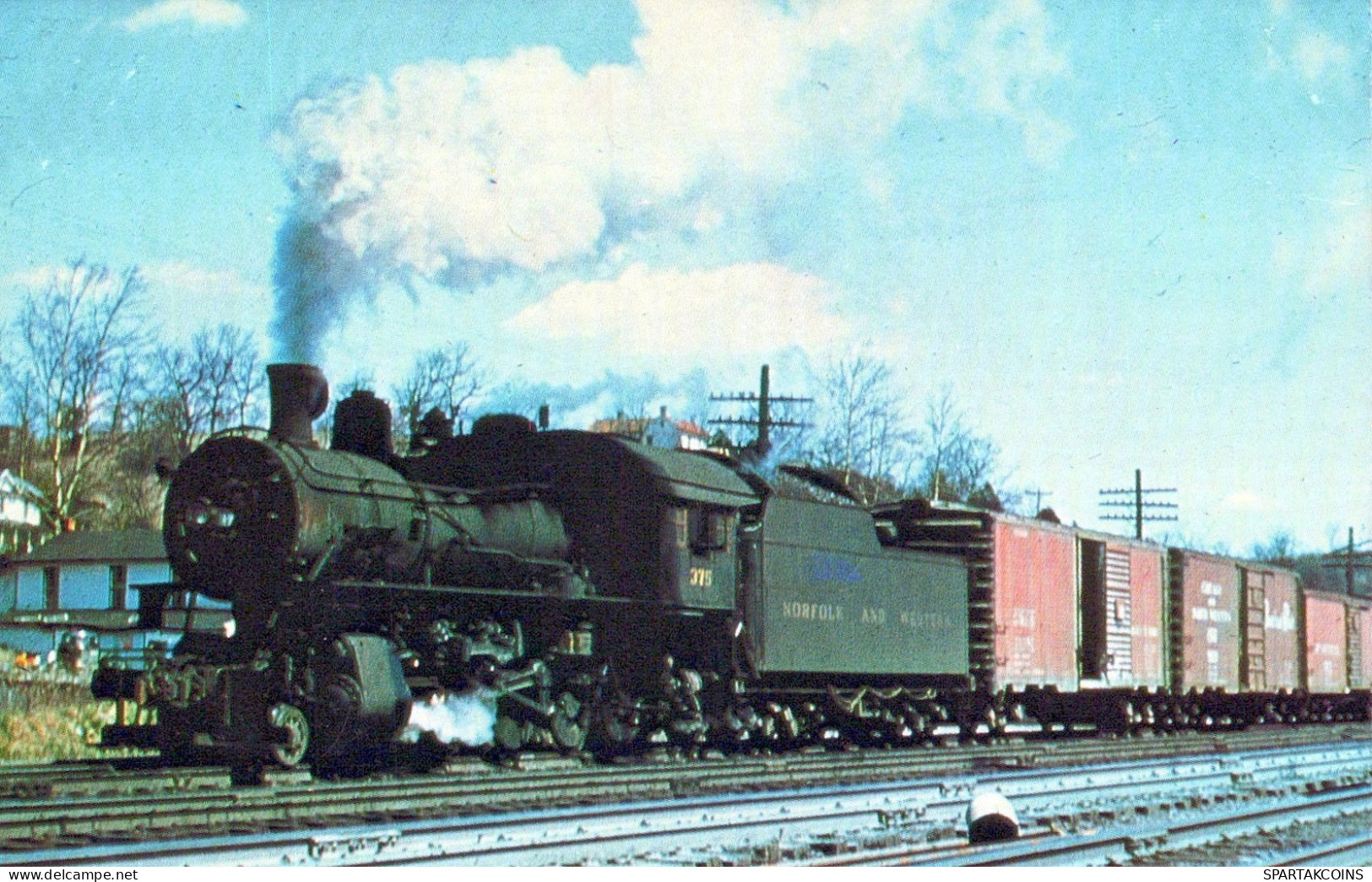 ZUG Schienenverkehr Eisenbahnen Vintage Ansichtskarte Postkarte CPSMF #PAA624.DE - Trains