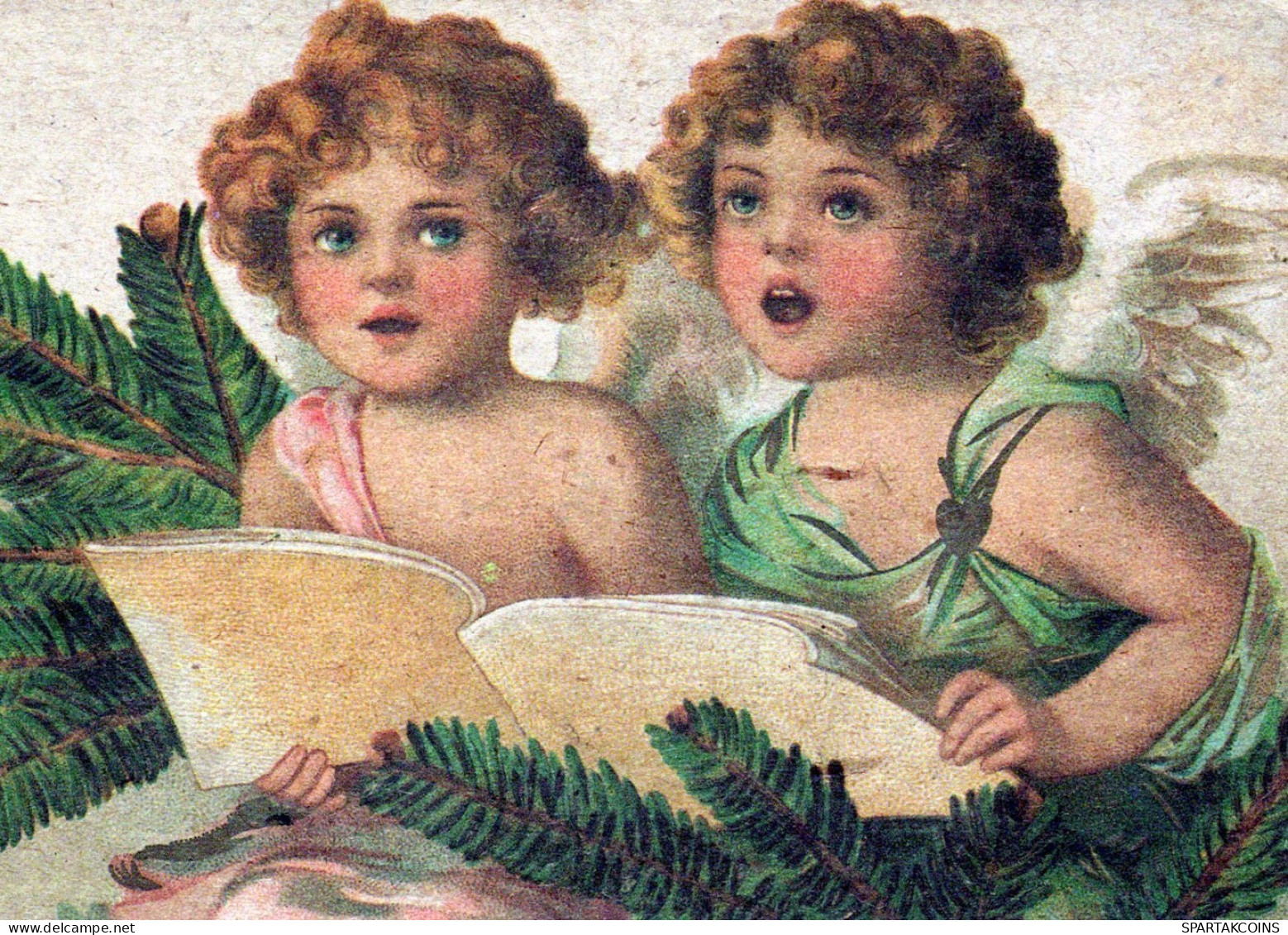 ENGEL WEIHNACHTSFERIEN Feiern & Feste Vintage Ansichtskarte Postkarte CPSM #PAH013.DE - Angeli