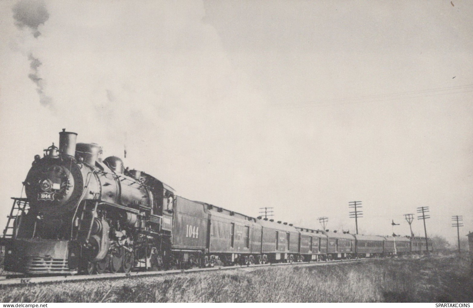 ZUG Schienenverkehr Eisenbahnen Vintage Ansichtskarte Postkarte CPSMF #PAA409.DE - Trains
