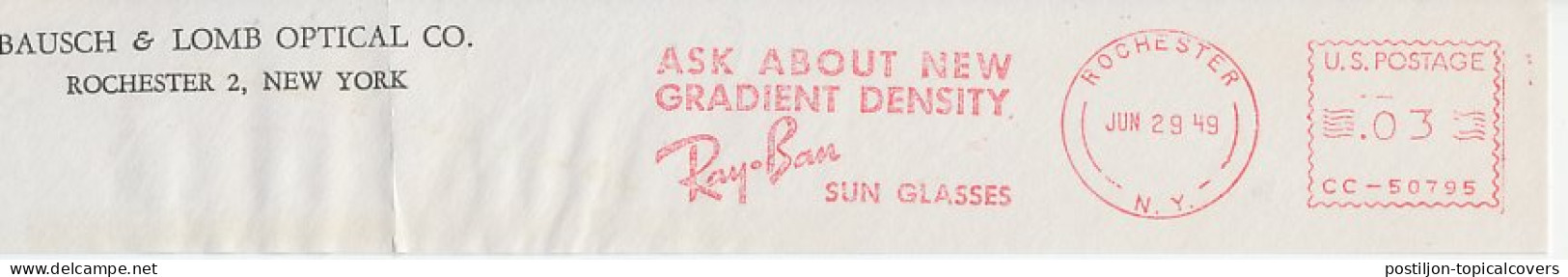 Meter Top Cut USA 1949 Sun Glasses - Ray Ban - Autres & Non Classés