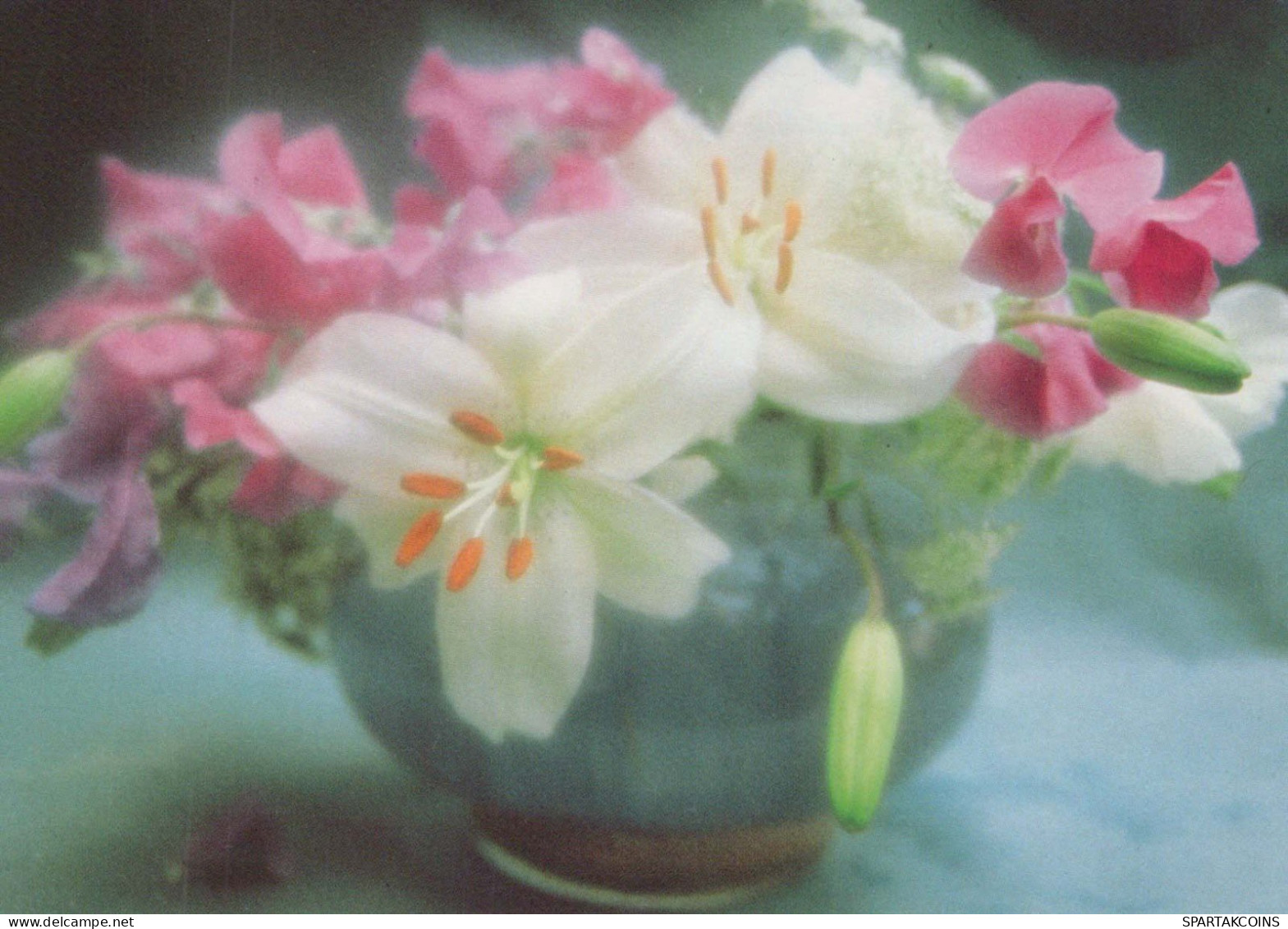 FIORI Vintage Cartolina CPSM #PBZ692.IT - Flowers