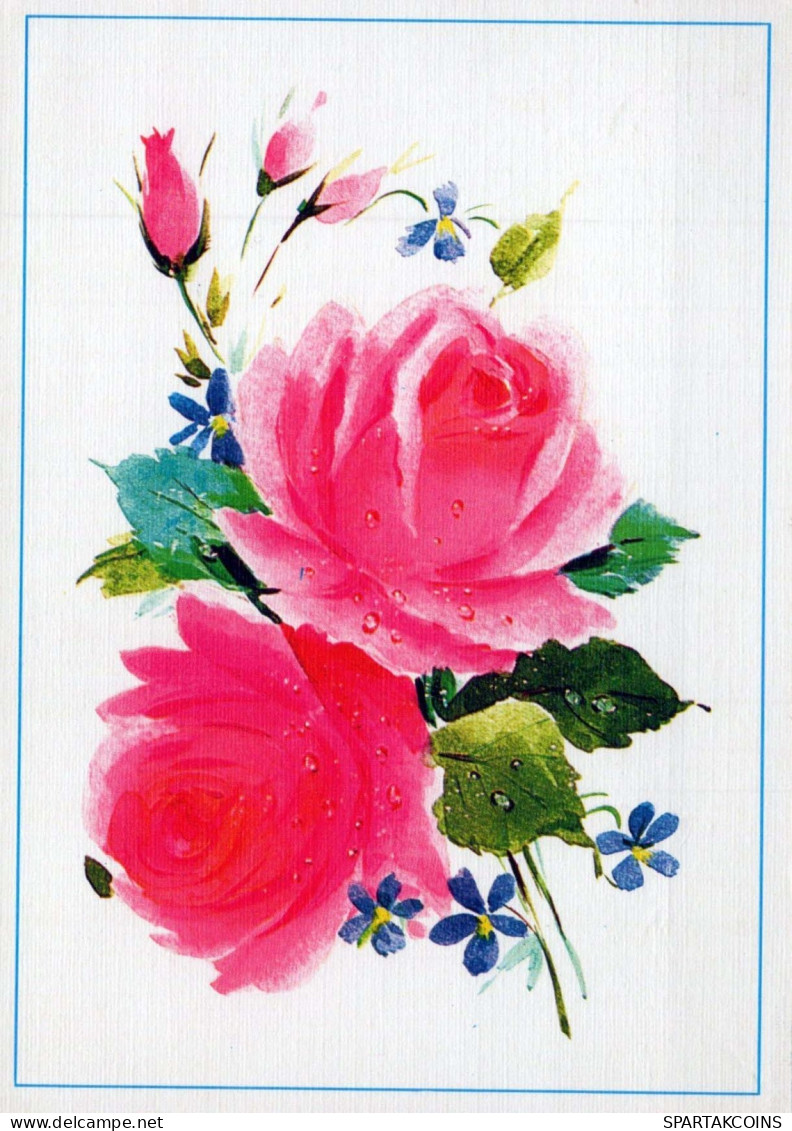 FIORI Vintage Cartolina CPSM #PBZ452.IT - Flowers