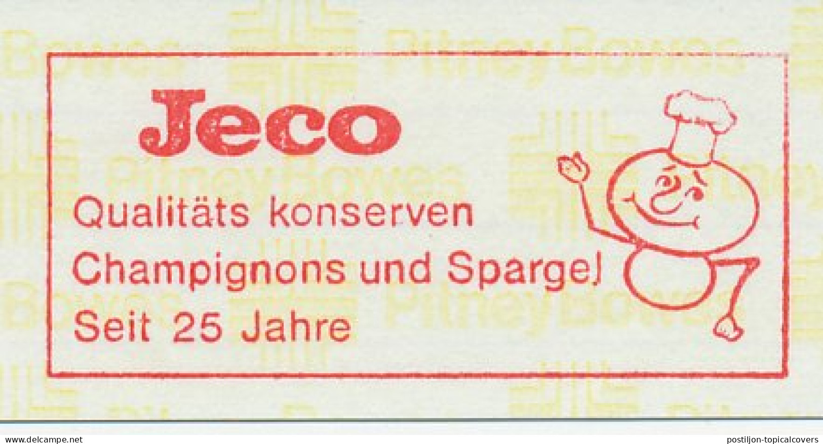 Meter Proof / Test Strip Netherlands 1983 Mushroom - Champignon - Hongos