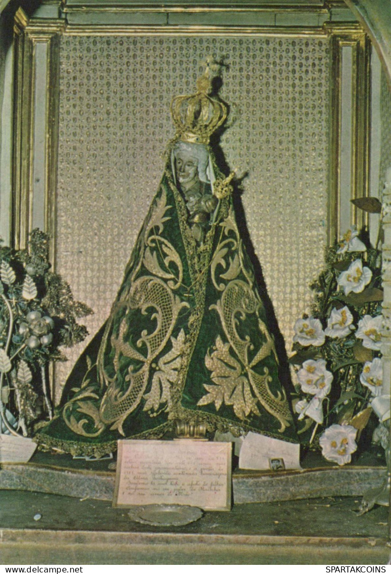 STATUA SAINT Cristianesimo Religione Vintage Cartolina CPSM #PBQ195.IT - Tableaux, Vitraux Et Statues