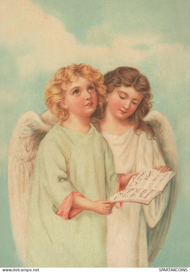 ANGELO Natale Vintage Cartolina CPSM #PBP492.IT - Angeli