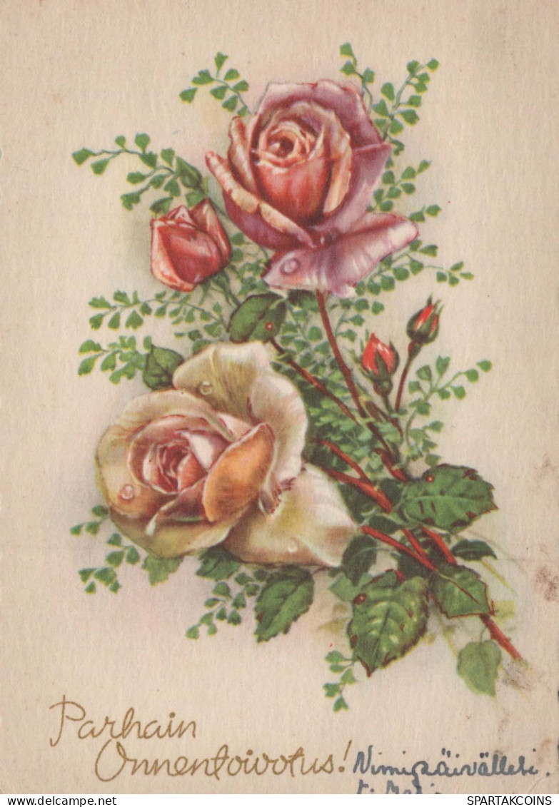 FIORI Vintage Cartolina CPSM #PAR864.IT - Flowers