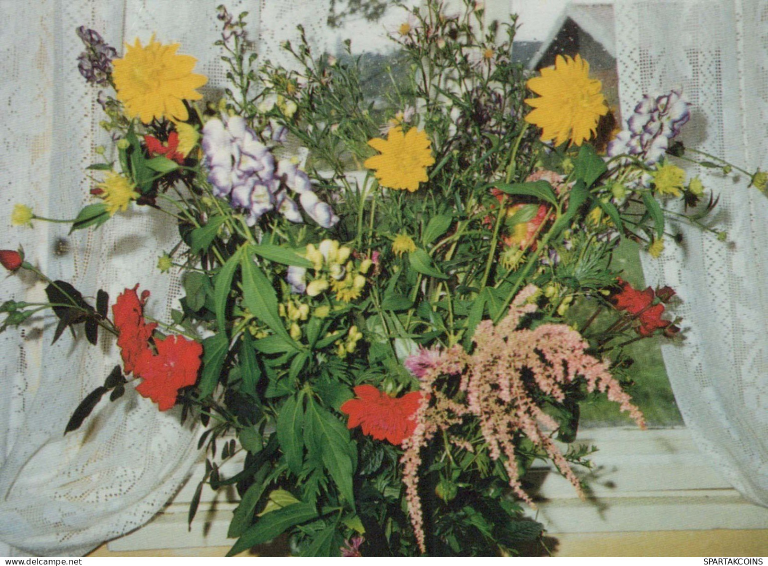 FIORI Vintage Cartolina CPSM #PAR684.IT - Flowers