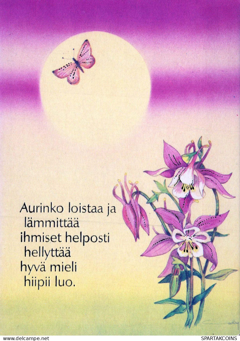 FIORI Vintage Cartolina CPSM #PAR143.IT - Blumen