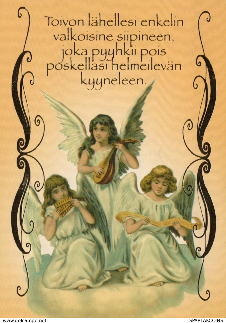 ANGELO Buon Anno Natale Vintage Cartolina CPSM #PAJ085.IT - Anges