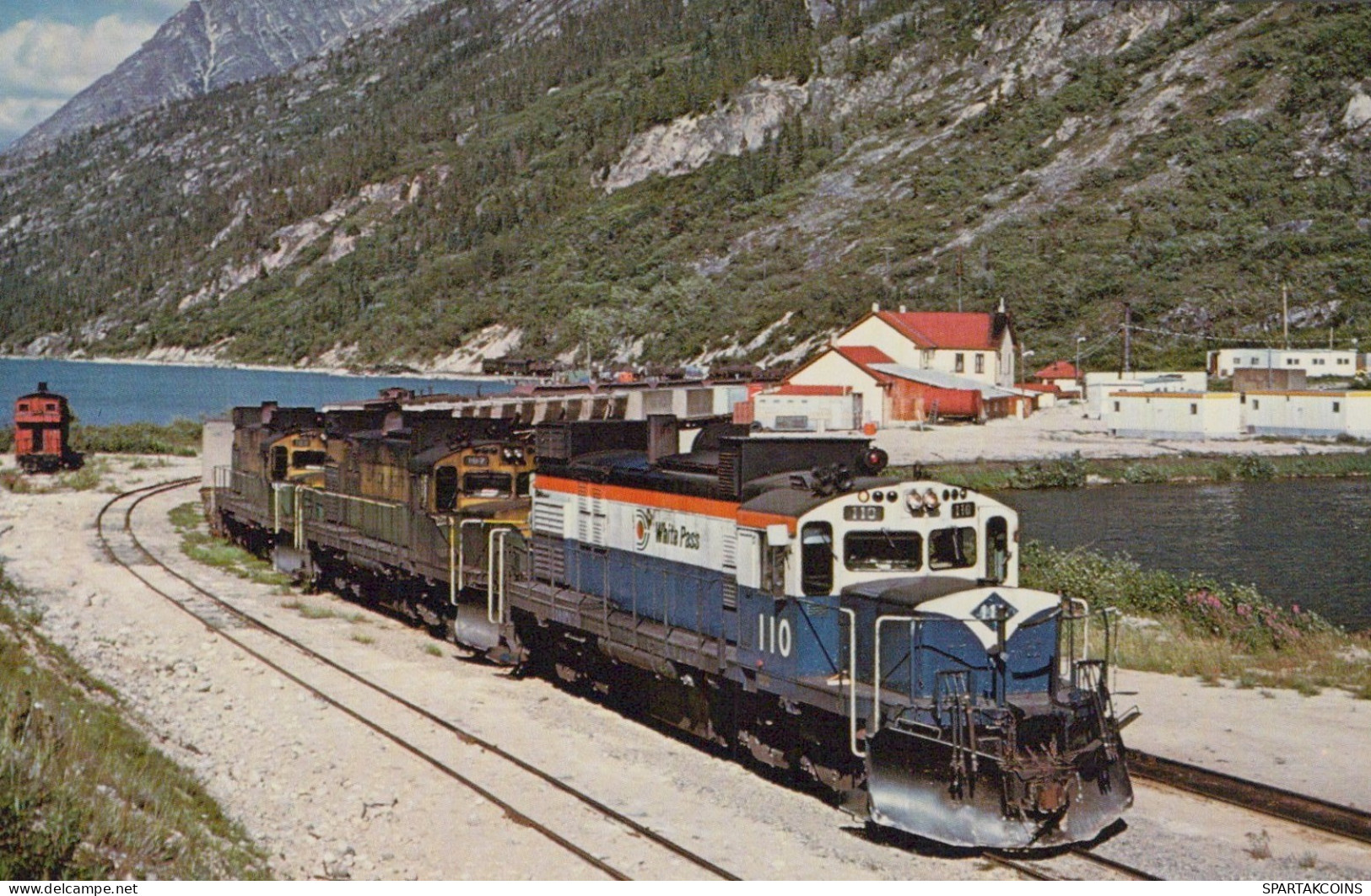 TRENO TRASPORTO FERROVIARIO Vintage Cartolina CPSMF #PAA487.IT - Trains