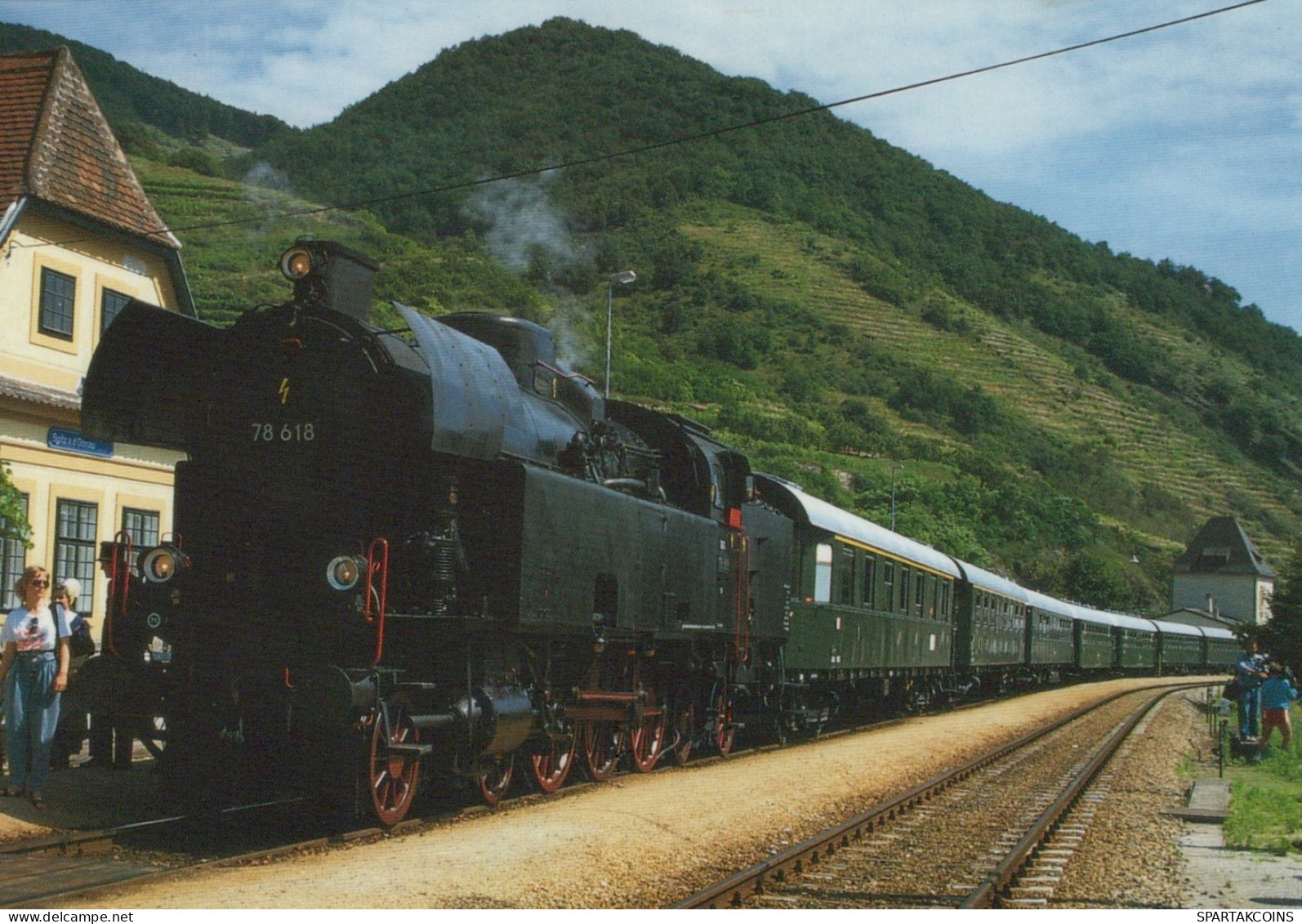 TRENO TRASPORTO FERROVIARIO Vintage Cartolina CPSM #PAA890.IT - Trains