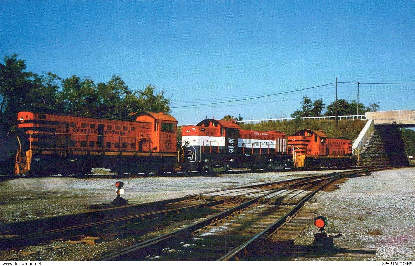 TRENO TRASPORTO FERROVIARIO Vintage Cartolina CPSMF #PAA561.IT - Trains