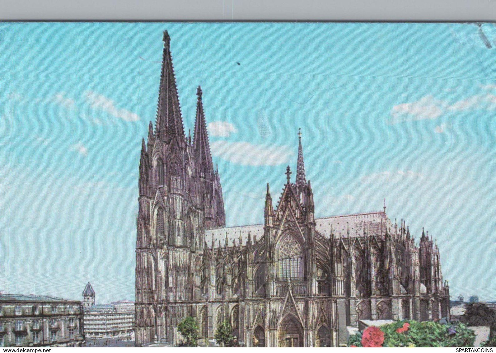 GERMANY Köln Am Rhein GATTOhedral - Southern Side LENTICULAR 3D Vintage Cartolina CPSM #PAZ182.IT - Koeln