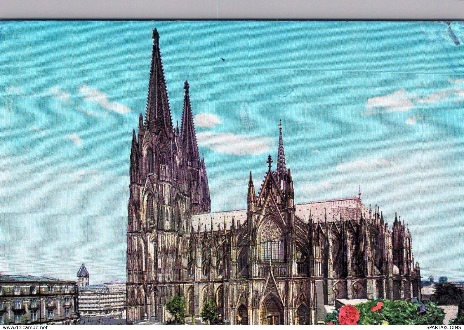 GERMANY Köln Am Rhein GATTOhedral - Southern Side LENTICULAR 3D Vintage Cartolina CPSM #PAZ182.IT - Koeln