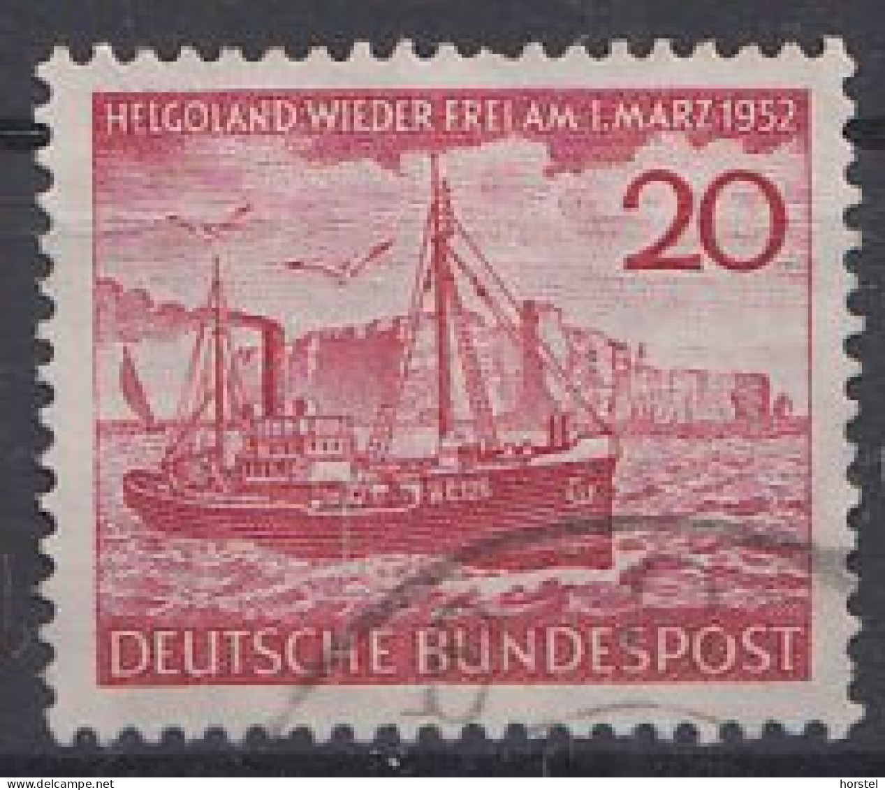 Deutschland Mi 152 Rückgabe Der Insel Helgoland - Hochsee- Fischdampfer - Used Stamps