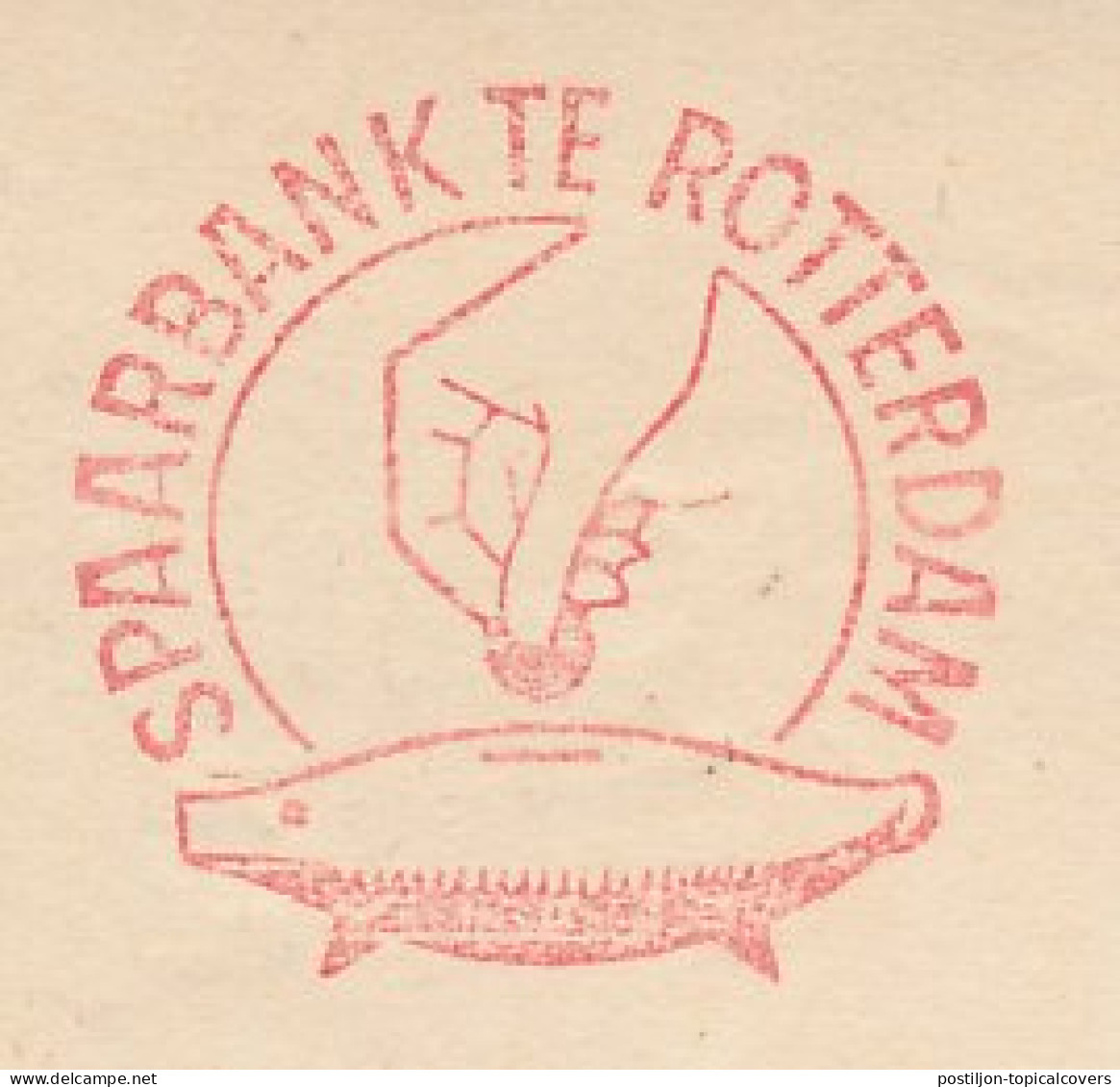 Meter Card Netherlands 1954 Piggy Bank - Rotterdam - Non Classificati