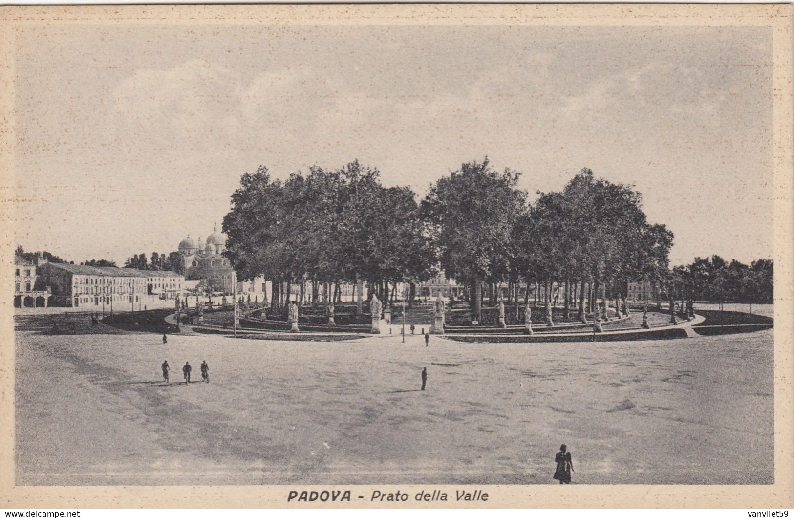 PADOVA-PRATO DELLA VALLE-CARTOLINA NON VIAGGIATA-ANNO 1942 - Padova