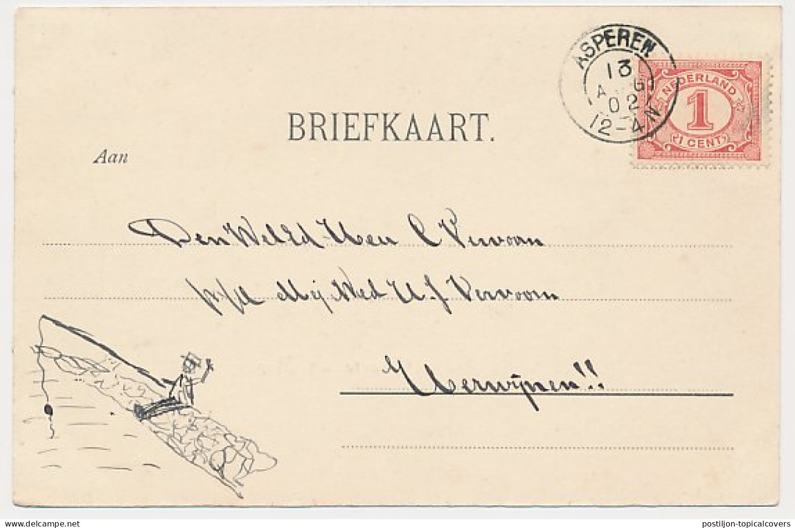 Kleinrondstempel Asperen 1902 - Non Classés