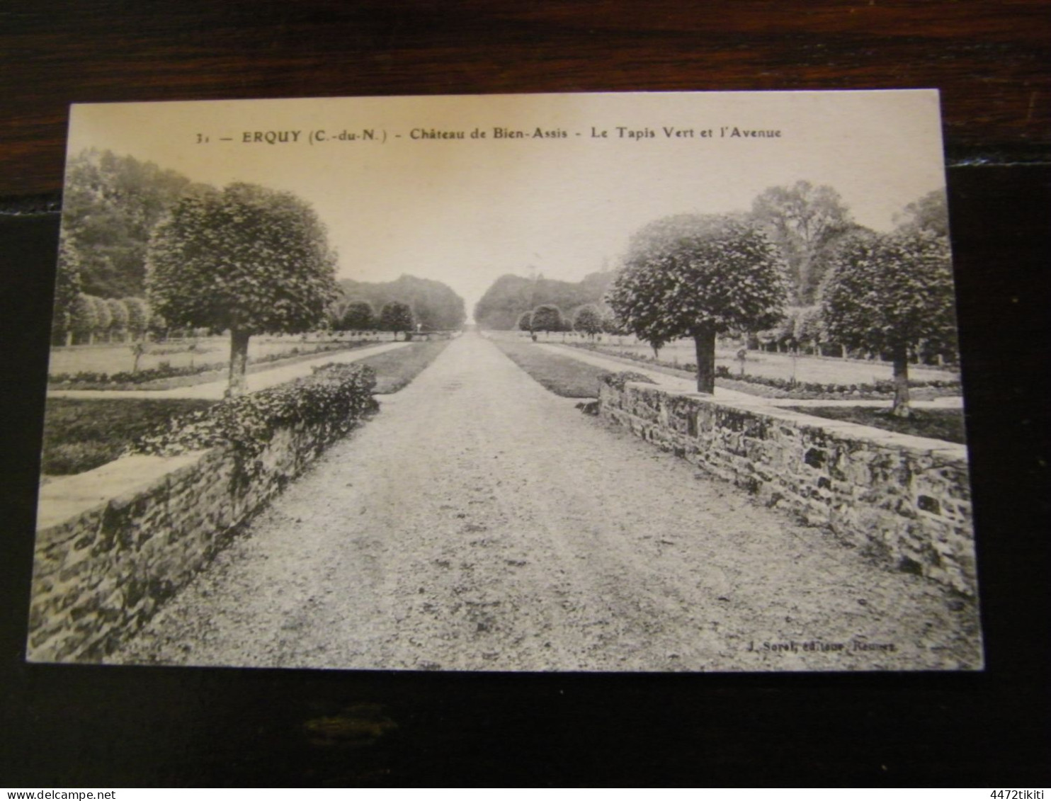 CPA - Erquy (22) - Château De Bien Assis - Le Tapis Vert Et L'Avenue - 1910 - SUP (HT 17) - Erquy
