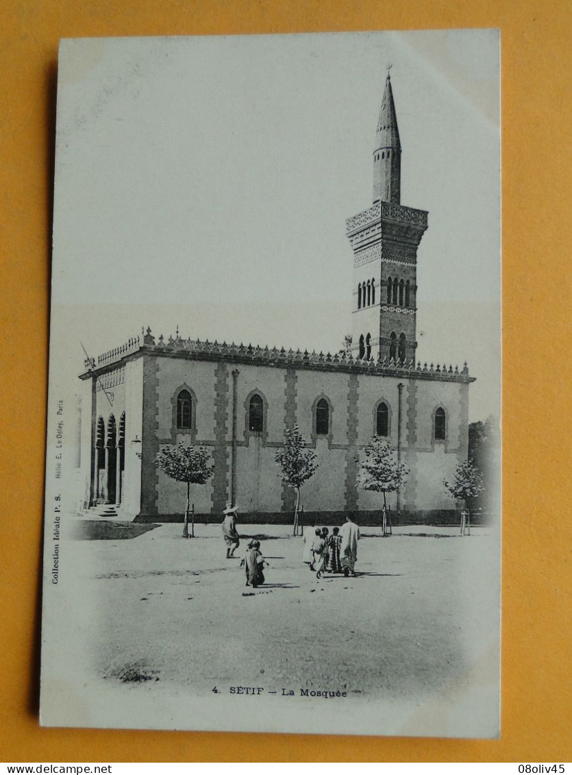 Cpa Algérie -- SETIF -- La Mosquée - ANIMEE - Setif