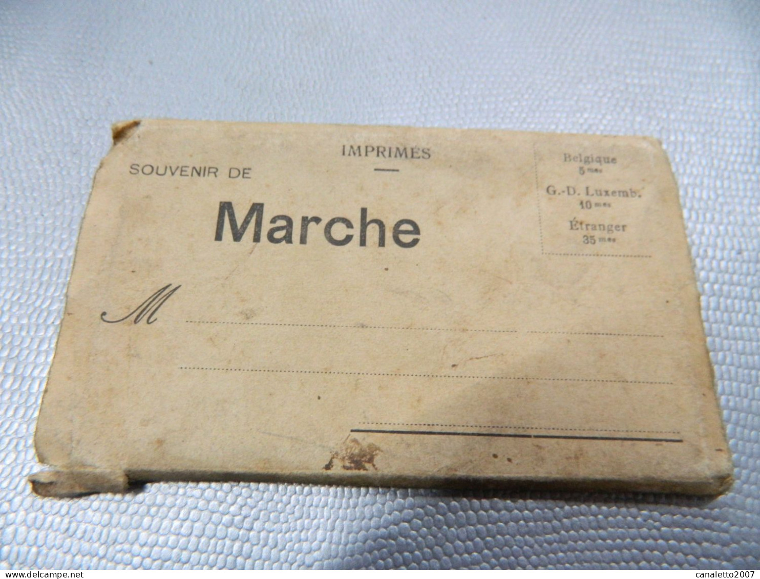 MARCHE EN FAMENNE: PETIT CARNET DE 10 PETITES VUES ANCIENNES DE MARCHE EN FAMENNE - Marche-en-Famenne