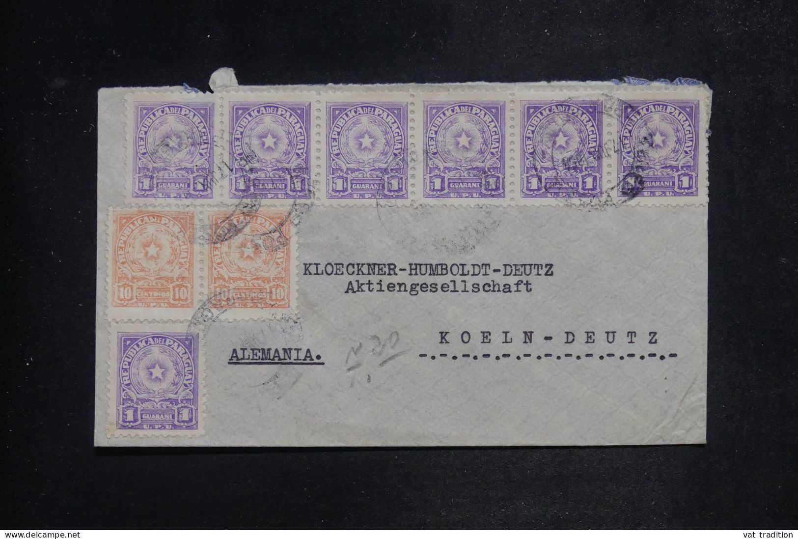 PARAGUAY - Enveloppe Commerciale De Asuncion Pour L'Allemagne - L 152022 - Paraguay