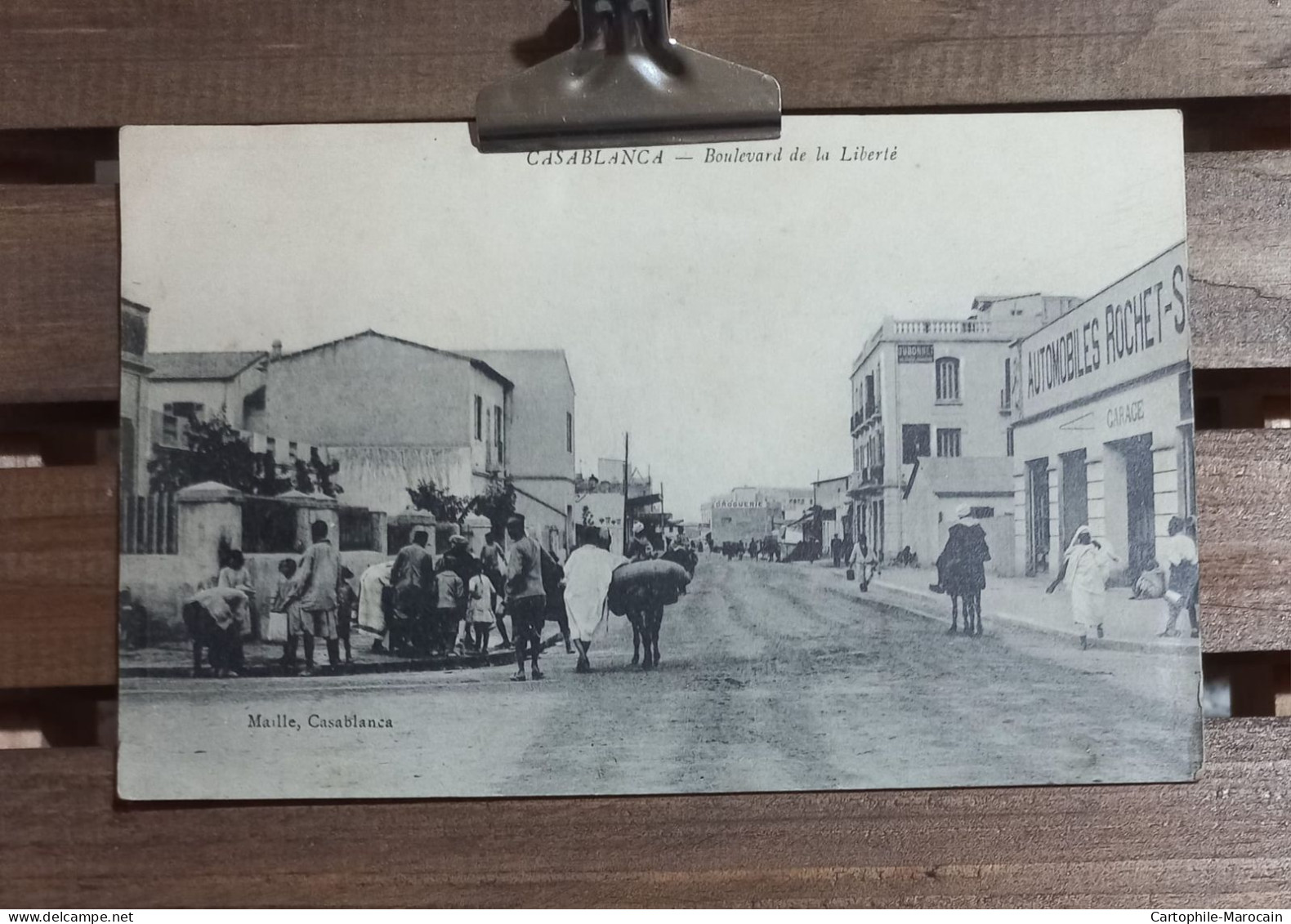 CASABLANCA : Boulevard De La Liberté - RARE CLICHÉ - - Casablanca