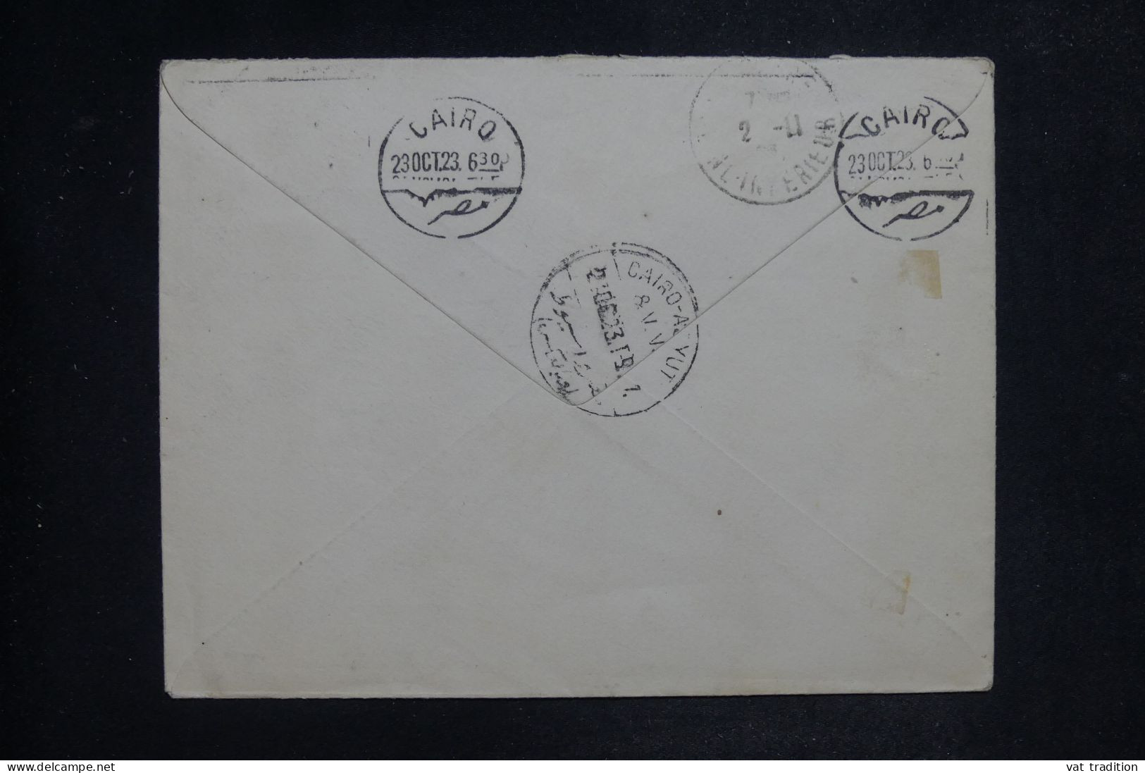 EGYPTE - Entier Postal + Complément Pour La France En 1923 - L 152023 - 1866-1914 Khedivato Di Egitto