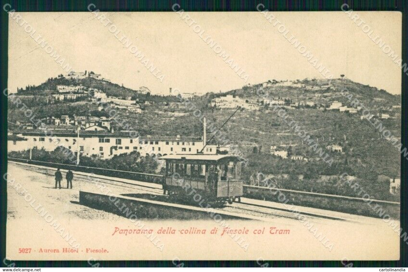 Firenze Fiesole Tram Cartolina WX1411 - Firenze