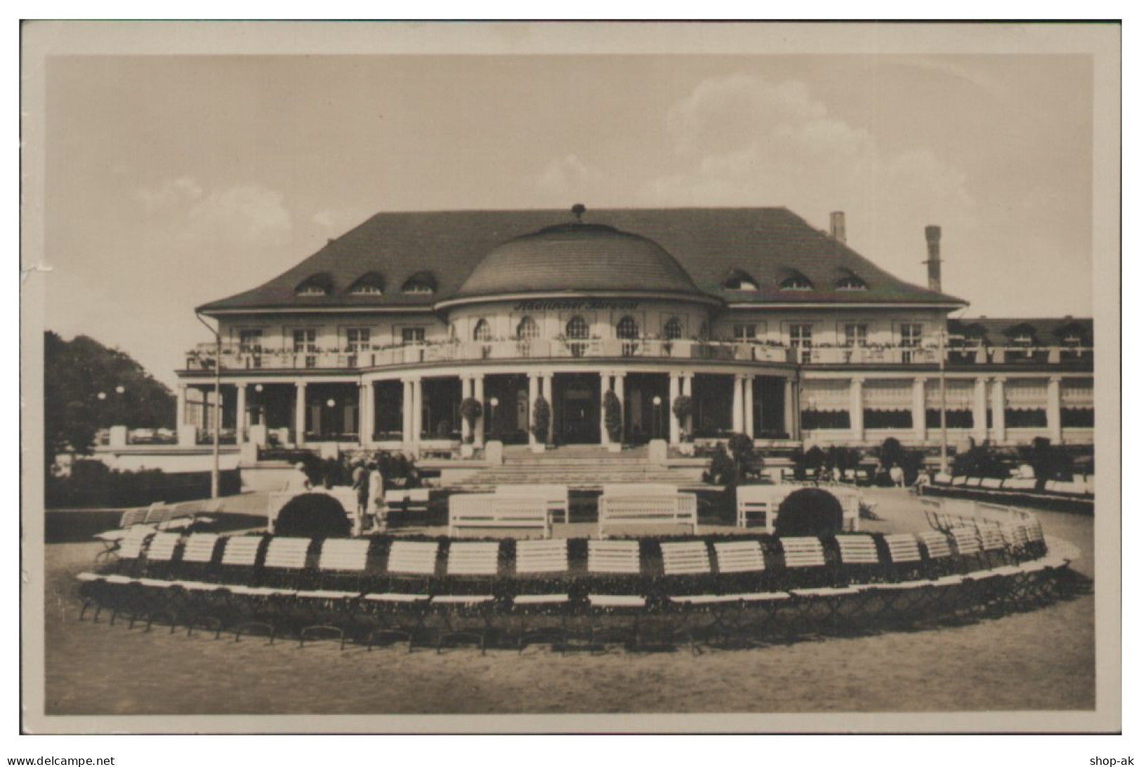 Y28353/ Ostseebad Travemünde  Städt. Kursaal Foto AK Ca.1935  - Lübeck-Travemünde