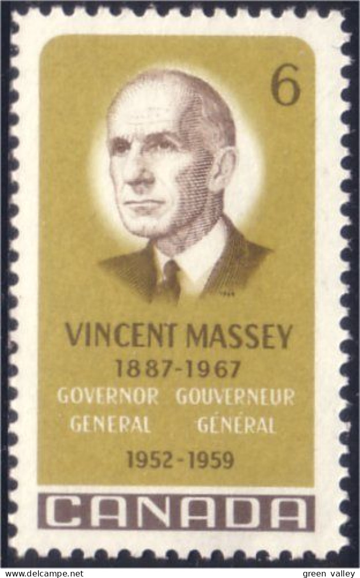 Canada Vincent Massey MNH ** Neuf SC (04-91) - Unused Stamps