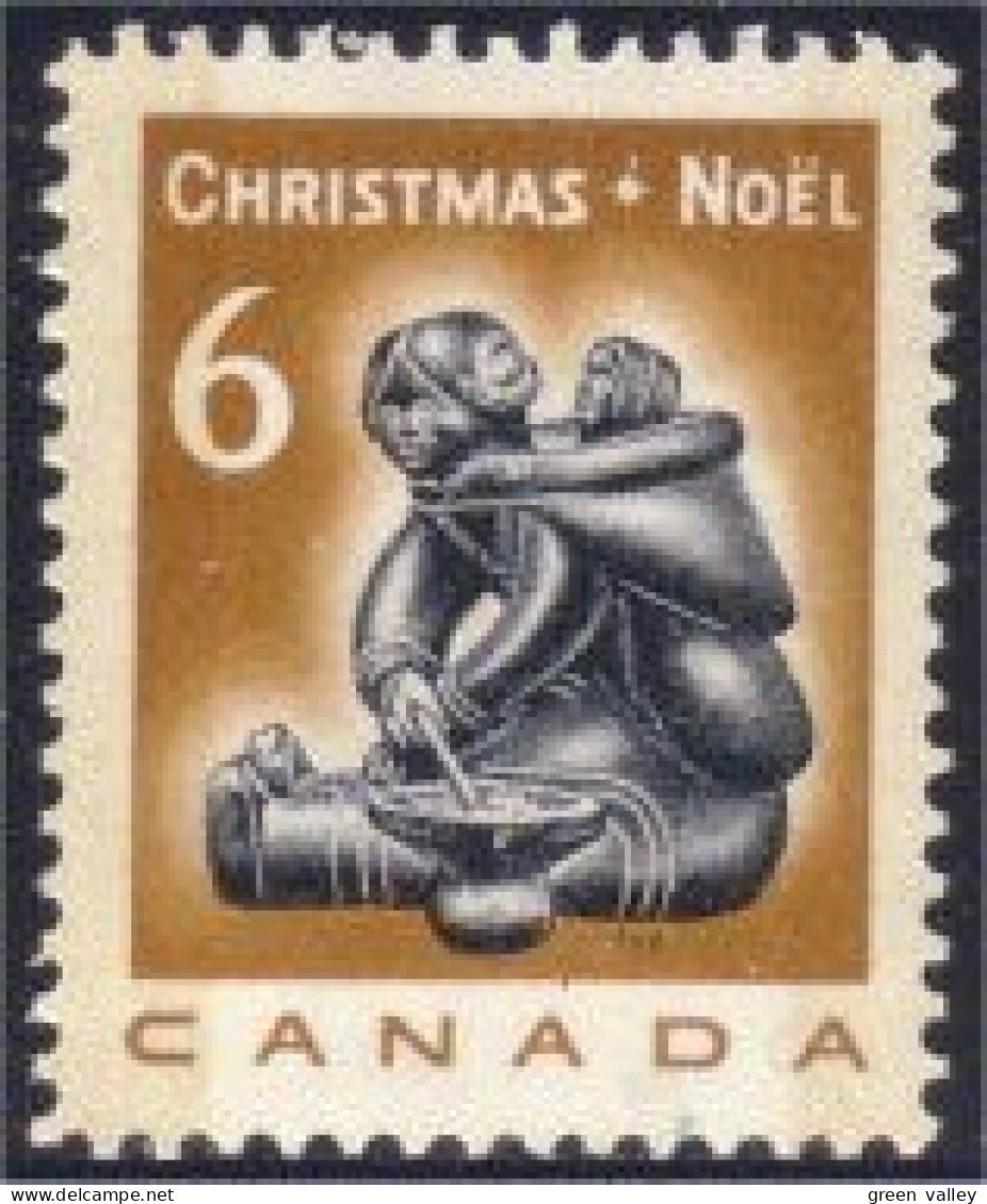 Canada Noel Christmas Inuit Sculpture Tagged W2B MNH ** Neuf SC (04-89pb) - Christmas