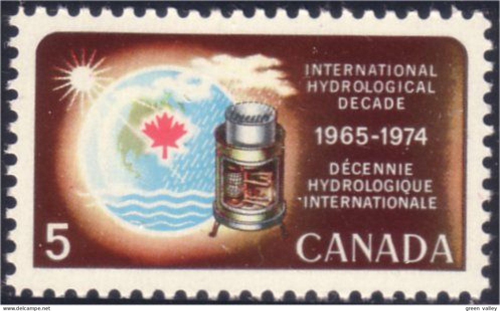 Canada Hydrologie Hydrological Decade MNH ** Neuf SC (04-81b) - Climat & Météorologie