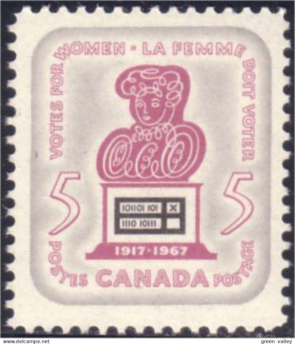 Canada Women Woman Vote Femme Femmes MNH ** Neuf SC (04-70) - Neufs
