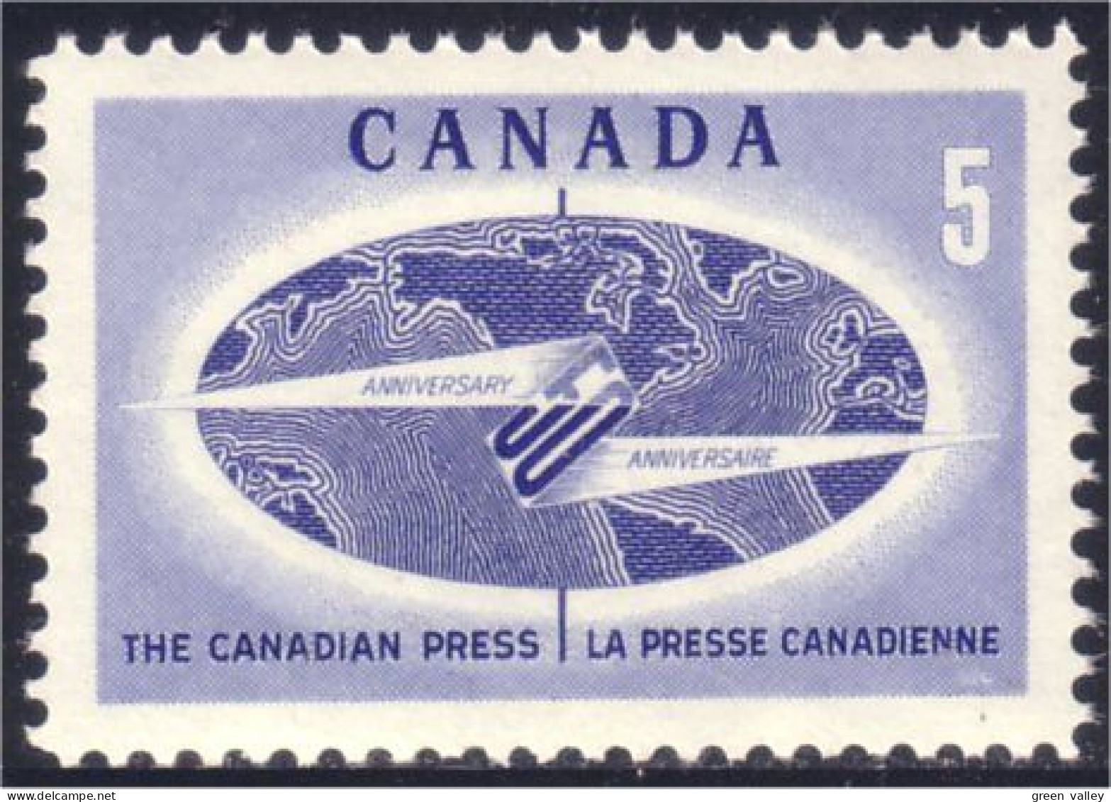 Canada Presse Journal Newspaper Fluorescent MNH ** Neuf SC (04-73iia) - Ungebraucht