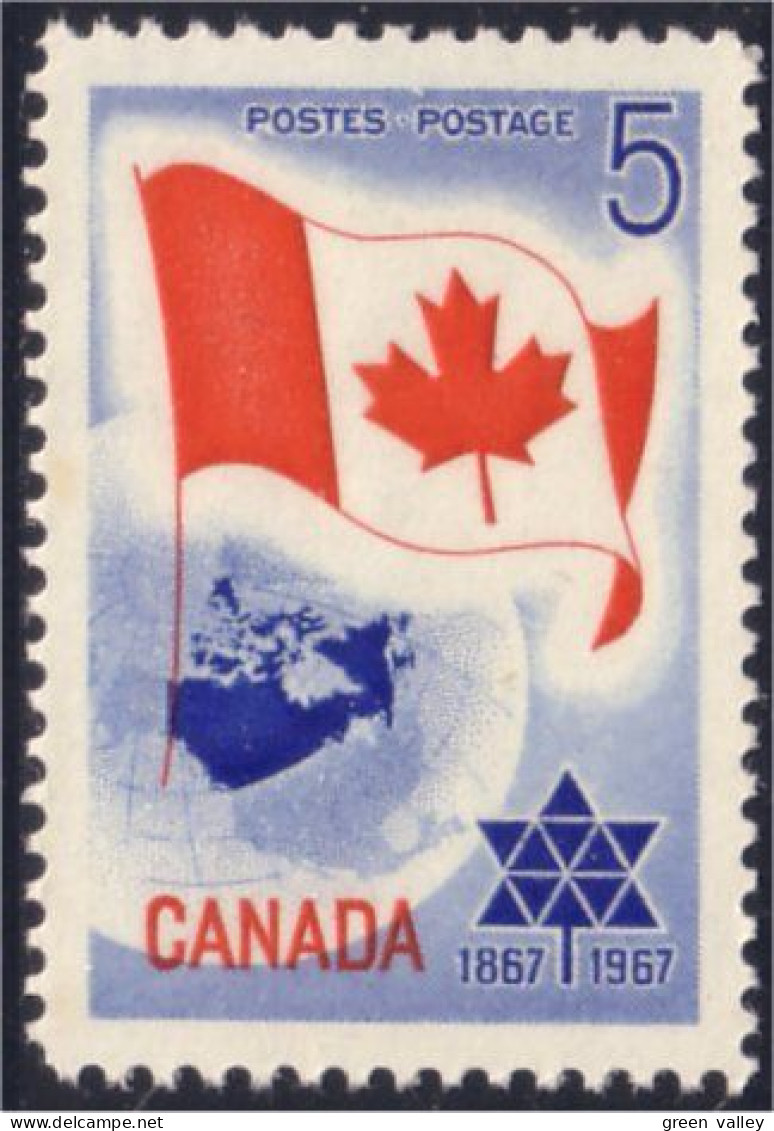 Canada Drapeau Flag Canada MNH ** Neuf SC (04-53c) - Francobolli