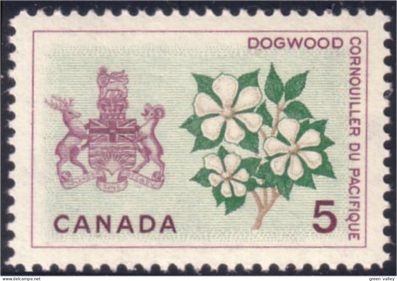 Canada Dogwood Cornouiller Du Pacifique Armoiries Coat Of Arms MNH ** Neuf SC (04-23c) - Stamps