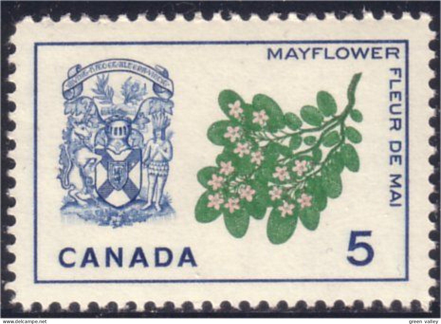 Canada Mayflower Fleur De Mai Armoiries Coat Of Arms MNH ** Neuf SC (04-20c) - Stamps