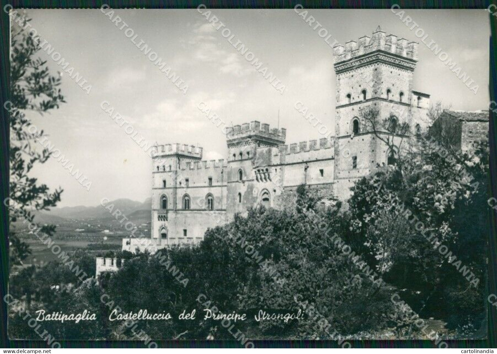 Salerno Battipaglia Castelluccio Strongoli PIEGHINA Foto FG Cartolina ZKM7319 - Salerno