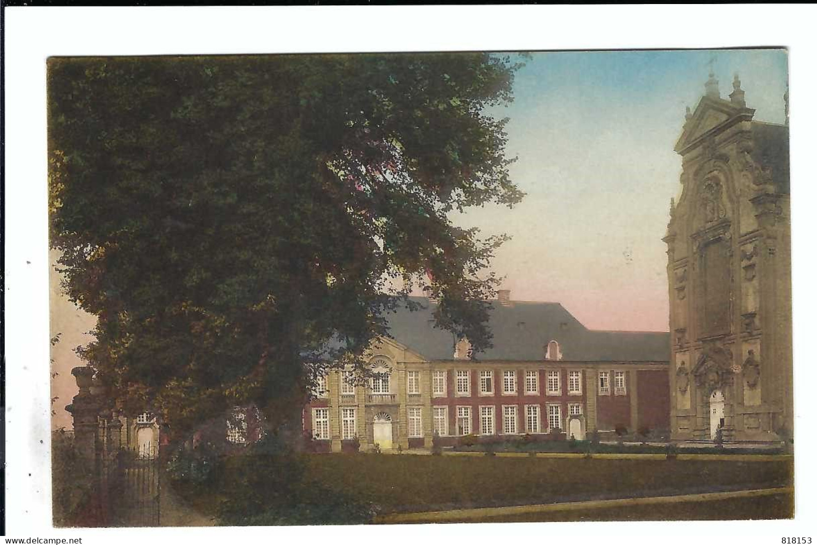 Averbode  1910  De Voorgevel Der Kerk En Het Prelaatskwartier  5186 Uitg J Wouters-van Den Bulck , Averbode - Scherpenheuvel-Zichem