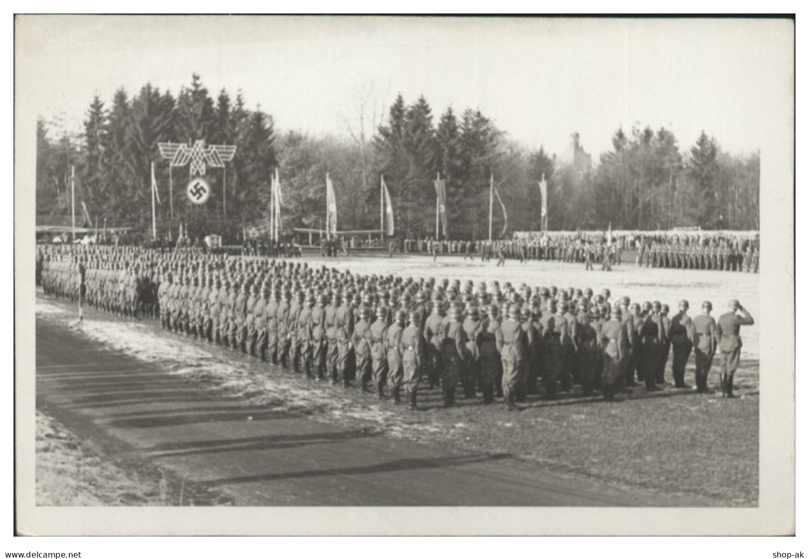 TT0135/ Vereidigung Soldaten Militär Ca. 1935 Foto AK   Ort ? - Guerre 1939-45