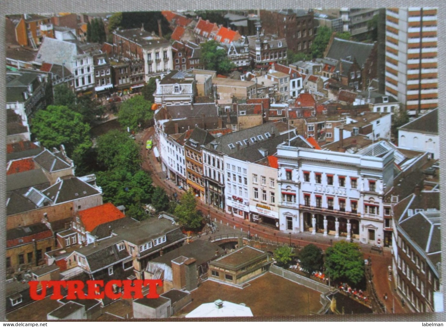 HOLLAND NETHERLAND UTRECHT CITY CENTER DOM TOWER POSTCARD CARTOLINA ANSICHTSKARTE CARTE POSTALE POSTKARTE CARD KARTE - Utrecht