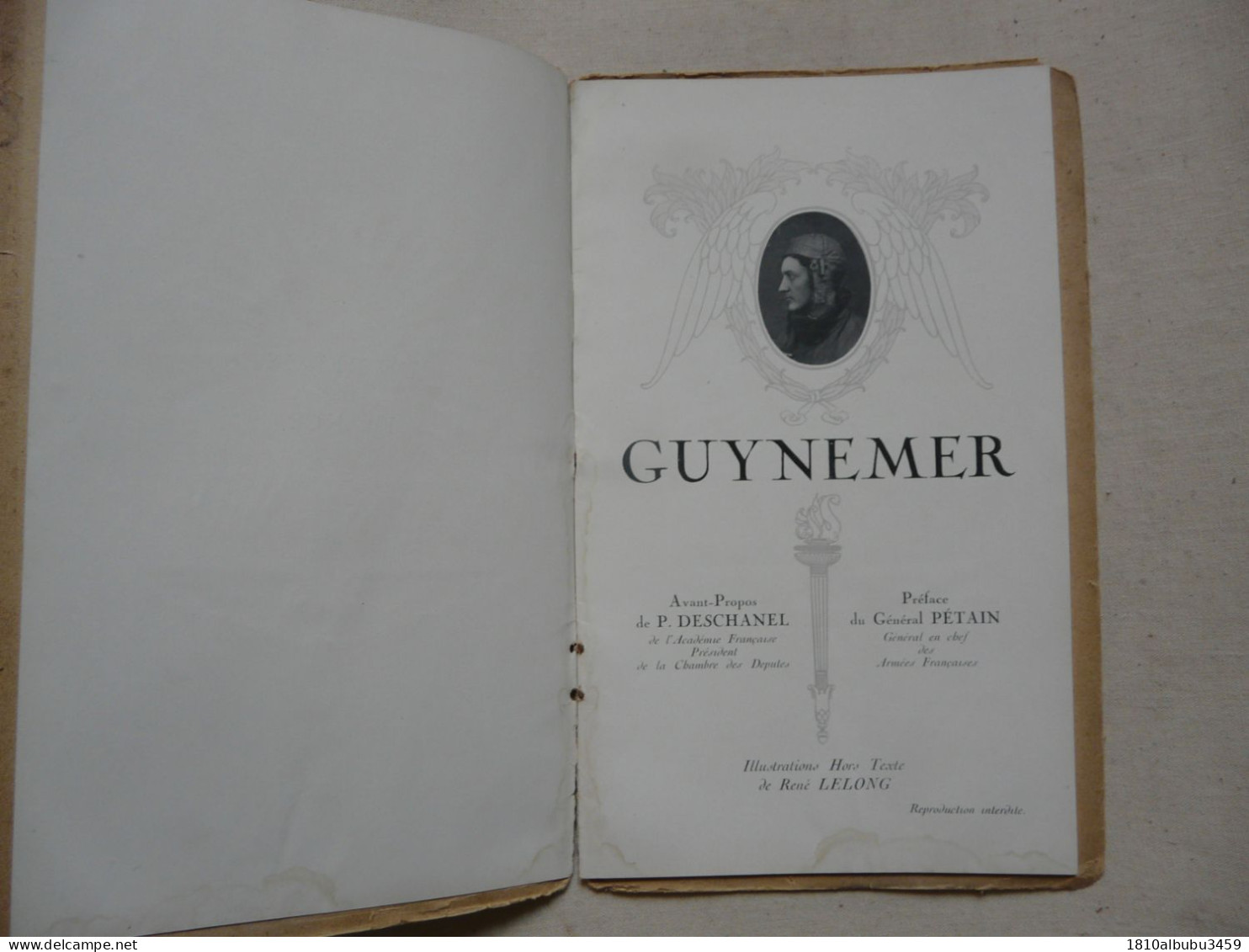 BIOGRAPHIE - UN HEROS DE FRANCE : GUYNEMER - Illustrations Hors Texte De René LELONG - Biographien