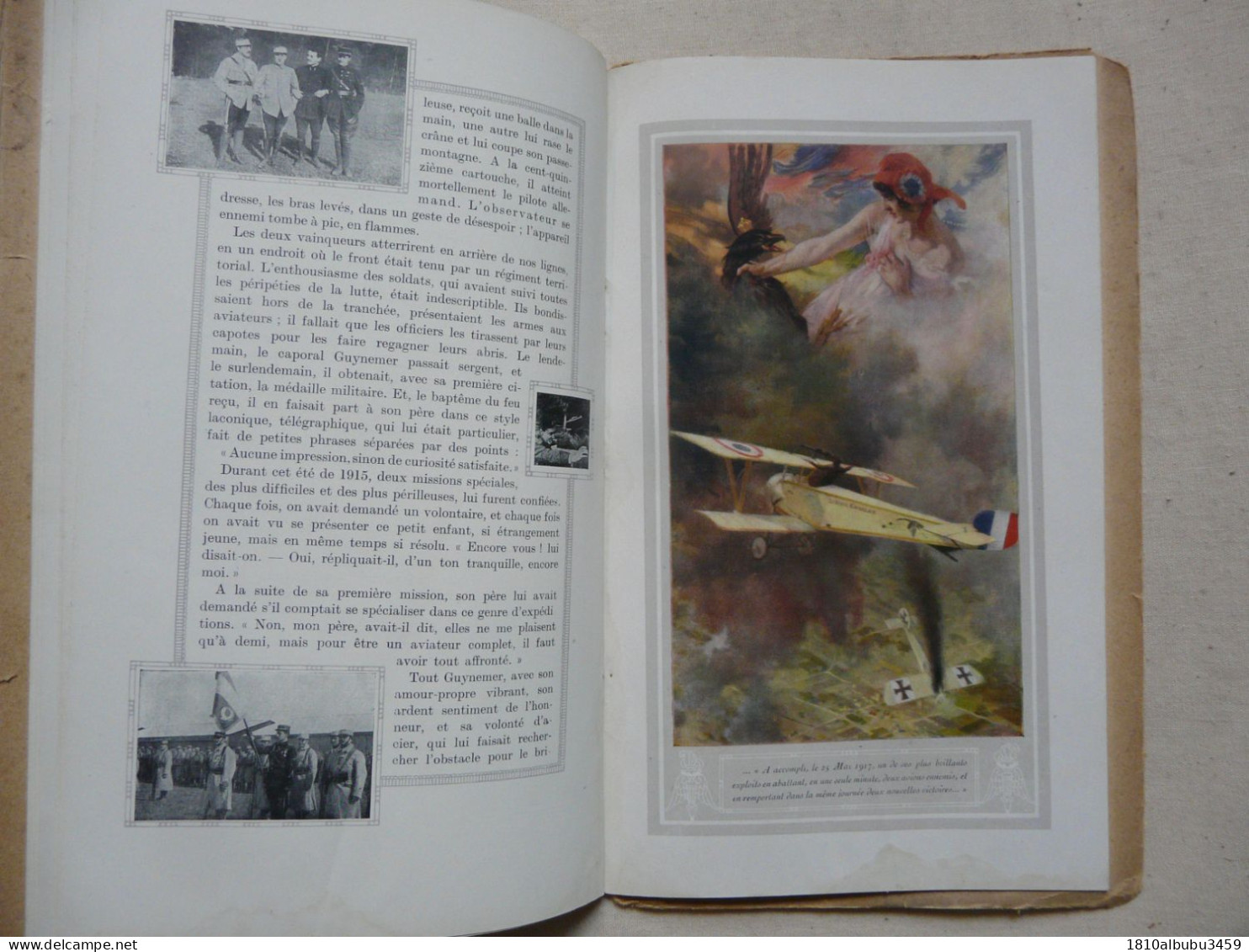 BIOGRAPHIE - UN HEROS DE FRANCE : GUYNEMER - Illustrations Hors Texte de René LELONG